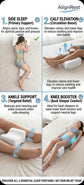 AlignRest™ Memory Foam Orthopedic Knee Pillow