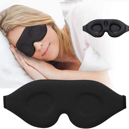 3D Light-Blocking Sleep Mask for Side Sleepers