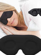 3D Light-Blocking Sleep Mask for Side Sleepers